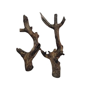 driftwood for aquarium original teak wood two pieces total weight about 19 kg