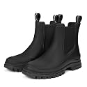 DKSUKO Women's Ankle Rain Boots Waterproof Chelsea Short Garden Shoes