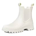 DKSUKO Women's Ankle Rain Boots, Waterproof Chelsea Short Garden Shoes