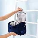 Dlala Household Grooming Kit Travel Bag for Cosmetic Makeup Pouch Makeup Bag Kit Storage Organizer Travel Toiletry Vanity Bag with Compartment for Women (Blue)