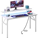 DlandHome 4734 Computer Desk with Power Outlets