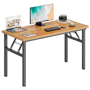 DlandHome 47 Inch Folding Computer Desk Fully