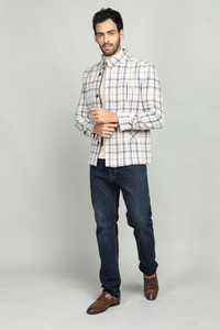 dlanxa tweed checkered coat for men
