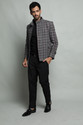 DLANXA Tweed Checkered Coat For Men