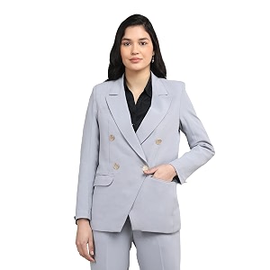 dlanxa women office wear double breasted formal blazer