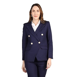 dlanxa women office wear double breasted formal blazer