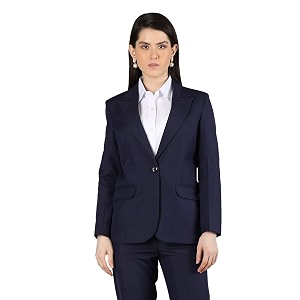 dlanxa women full sleeves office wear formal blazer navy xxl