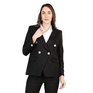 dlanxa women office wear double breasted formal blazer