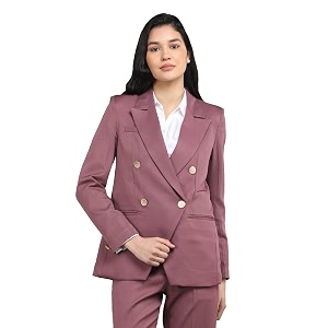 dlanxa women office wear double breasted formal blazer