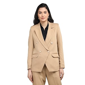 dlanxa women office wear double breasted formal blazer