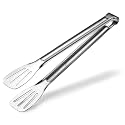 13 Inch Tongs for Kitchen Stainless Steel Utility Frying, Cooking Serving Food Kitchen Grill Tongs Chimta (A8) (Momos Chimta)