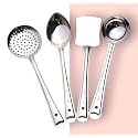 Stainless Steel Spoons Set of 12, Dinner Spoon Length Food Grade Silverware for Home &amp; Kitchen- Mirror Polished, 12 Silver Spoons (A11) (Spoon Set 12 Pcs)