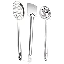 Stainless Steel Spoons Set of 12, Dinner Spoon Length Food Grade Silverware for Home &amp; Kitchen- Mirror Polished, 12 Silver Spoons (A11) (Spoon Set 12 Pcs)