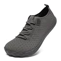 DLWKIPV Mens Barefoot Shoes Wide Toe Box Zero Drop Non Slip Sports Running Walking Athletic Footwear Workout Trail Grounding Lightweight Outdoor Casual Fashion Sneakers