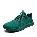 DLWKIPV Mens Walking Running Shoes Slip On Anthletic Workout Sneakers Sport Lace Up Casual Work Gym Outdoors Lightweight Breathable Knitted Mesh