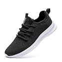 DLWKIPV Mens Walking Running Shoes Slip On Anthletic Workout Sneakers Sport Lace Up Casual Work Gym Outdoors Lightweight Breathable Knitted Mesh