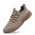 DLWKIPV Mens Walking Running Shoes Slip On Anthletic Workout Sneakers Sport Lace Up Casual Work Gym Outdoors Lightweight Breathable Knitted Mesh