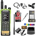 DM-32 DMR Digital Two-Way Radio | 10W High Power Ham Radio with GPS Positioning | Type-C Programming & Charging | 1PC (Baofeng DM32) (Light Green 3)