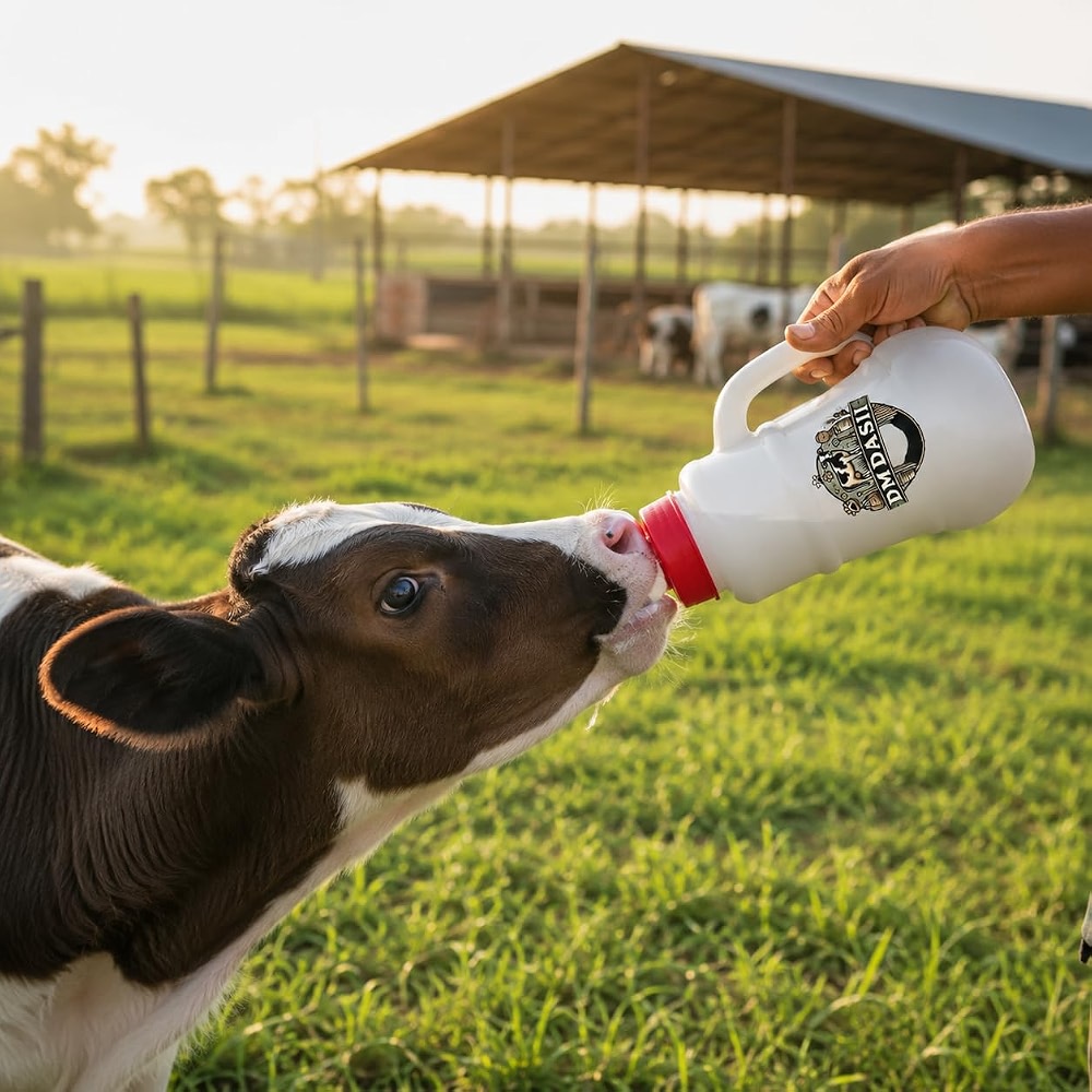 DM DASII Cow & Buffalo Feeding Bottle - Large Capacity, BPA-Free, Anti ...