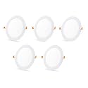 DMAK Multi Traders 15Watt LED Round False Ceiling Panel Light for POP (White, Pack of 5)