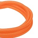 DMiotech 100ft Wire Loom Split Tubing 5/8 Inch(15.9mm) ID Orange