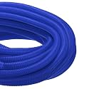 DMiotech 100ft Wire Loom Split Tubing 1 1/4 Inch(31.8mm) ID Blue