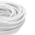DMiotech 100ft Wire Loom Split Tubing 3/8 Inch(9.5mm) ID White