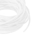 DMiotech 100ft Wire Loom Split Tubing 1/2 Inch(12.7 mm) ID White