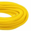 DMiotech 100ft Wire Loom Split Tubing 1 Inch(25.4mm) ID Yellow
