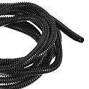 DMiotech 10ft Wire Loom Split Tubing 1/4 Inch(6.5 mm) ID Black