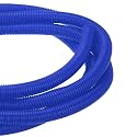 DMiotech 10ft Wire Loom Split Tubing 1 Inch(25.4mm) ID Blue