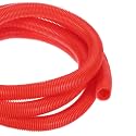 DMiotech 10ft Wire Loom Split Tubing 1 Inch(25.5 mm) ID Red