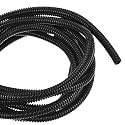 DMiotech 13.2ft Wire Loom Split Tubing 1/4 Inch(6.5 mm) ID Black