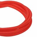 DMiotech 20ft Wire Loom Split Tubing 5/8 Inch(15.9mm) ID Red