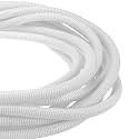 DMiotech 20ft Wire Loom Split Tubing 3/4 Inch(19.1mm) ID White