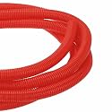 DMiotech 20ft Wire Loom Split Tubing 1 Inch(25.4mm) ID Red
