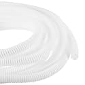 DMiotech 20ft Wire Loom Split Tubing 1/2 Inch(12.7 mm) ID White