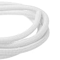 DMiotech 20ft Wire Loom Split Tubing 1 Inch(25.4mm) ID White