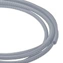 DMiotech 20ft Wire Loom Split Tubing 1/2 Inch(12.7mm) ID Gray
