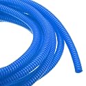 DMiotech 20ft Wire Loom Split Tubing 1/4 Inch(6.5 mm) ID Blue
