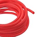 DMiotech 25ft Wire Loom Split Tubing 1/4 Inch(7 mm) ID Red
