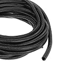 DMiotech 33ft Wire Loom Split Tubing 3/8 Inch(9.5 mm) ID Black