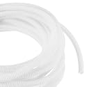 DMiotech 33ft Wire Loom Split Tubing 1/4 Inch(6.5 mm) ID White