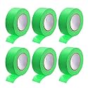 DMiotech 6Pcs 1 inch x 21 Yards Masking Tape Painters Tape Rolls for Crafts, Labeling, DIY Decorative Dark Green