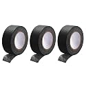 DMiotech 3Pcs 1 inch x 21 Yards Masking Tape Painters Tape Rolls for Crafts, Labeling, DIY Decorative Black