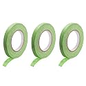 DMiotech 3Pcs 0.48 inch x 21 Yards Masking Tape Painters Tape Rolls for Crafts, Labeling, DIY Decorative Light Green