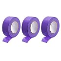 DMiotech 3Pcs 1 inch x 21 Yards Masking Tape Painters Tape Rolls for Crafts, Labeling, DIY Decorative Purple