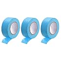 DMiotech 3Pcs 1 inch x 21 Yards Masking Tape Painters Tape Rolls for Crafts, Labeling, DIY Decorative Light Blue