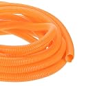 DMiotech 50ft Wire Loom Split Tubing 1 1/2 Inch(38 mm) ID Orange