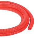 DMiotech 10ft Wire Loom Split Tubing 3/4 Inch(19 mm) ID Red